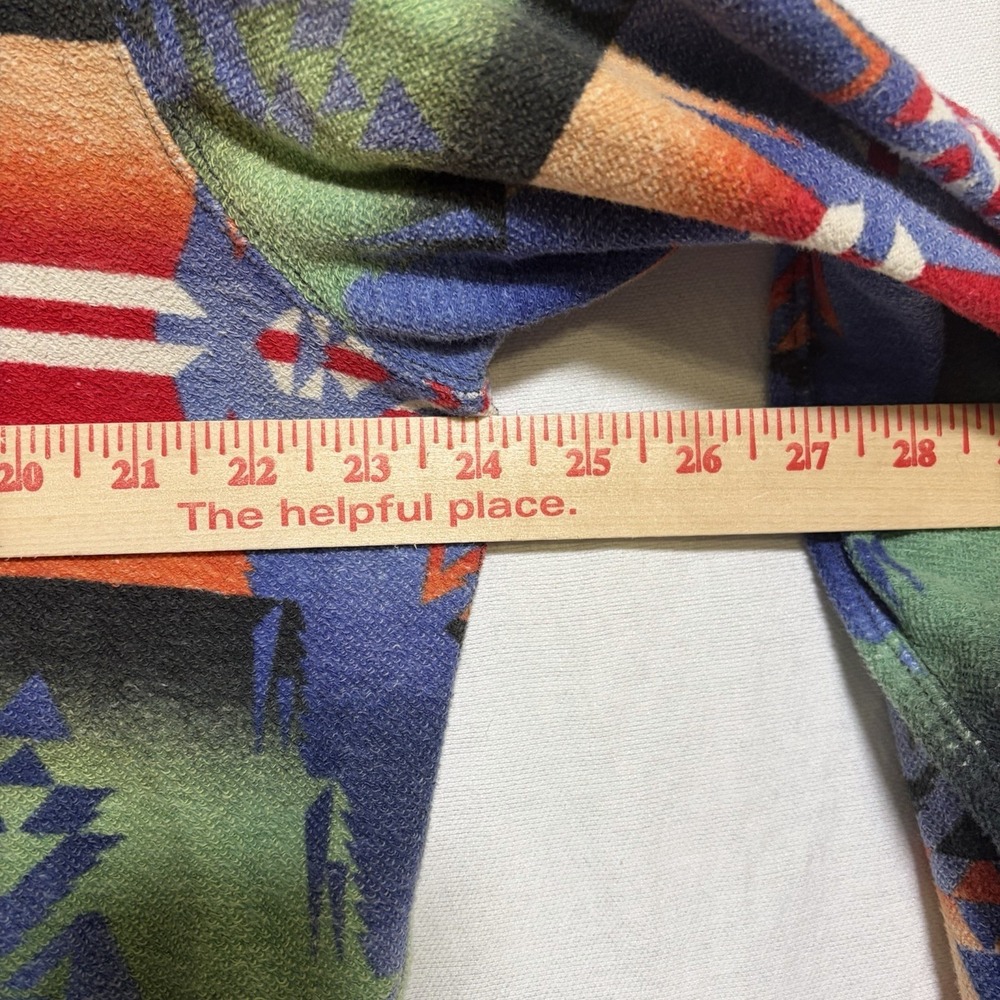 Polo Ralph Lauren Bear Southwestern-Beacon Aztec Serape Native American Hoodie - Picture 3 of 11